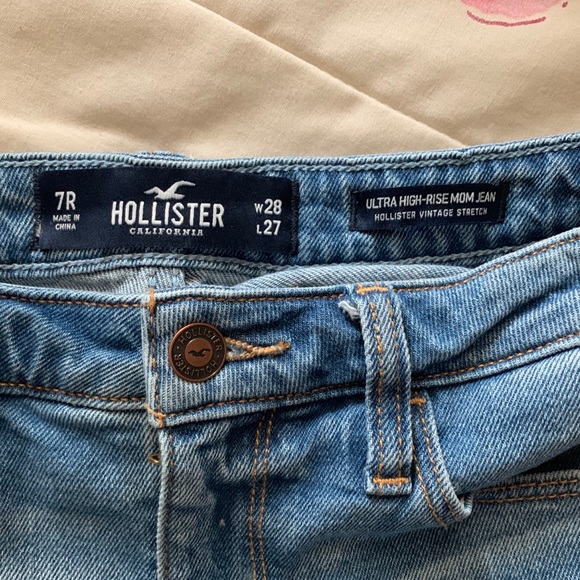 Hollister Denim - hollister mom jeans size 7R